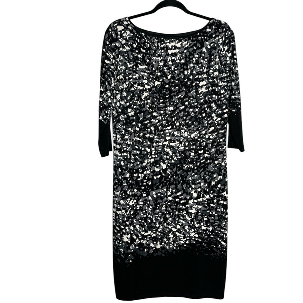 Evan-Picone Jersey Knit Knee Length Boat Neck Dress, size 8